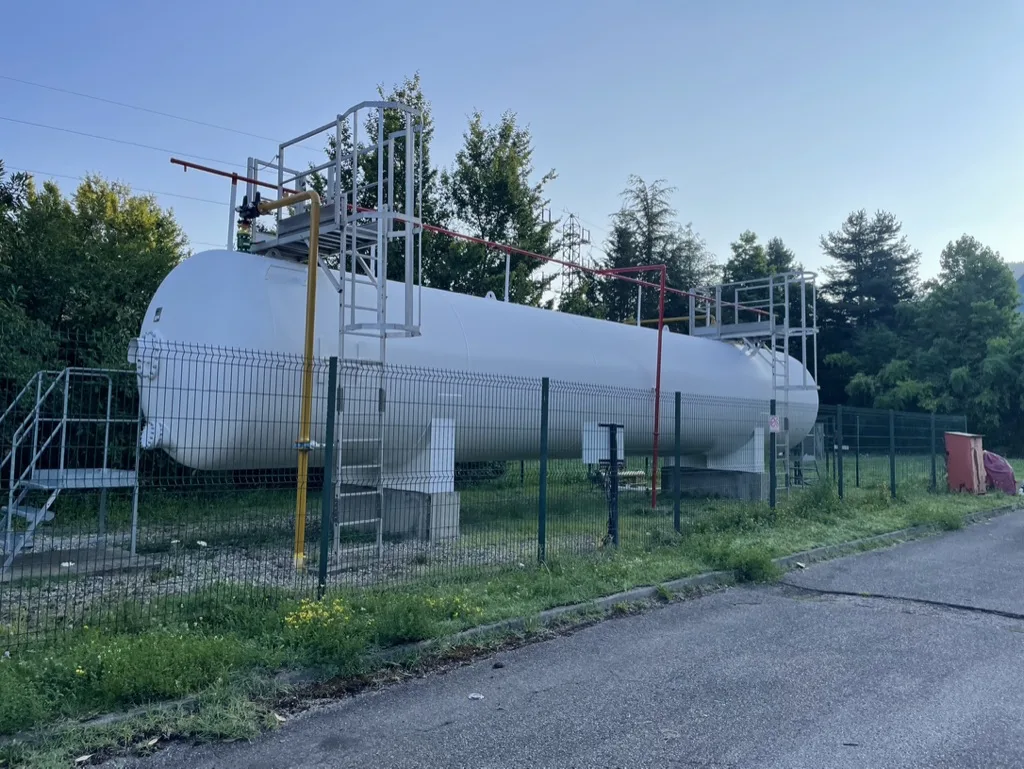 Inspection décennale réservoir GPL sur site